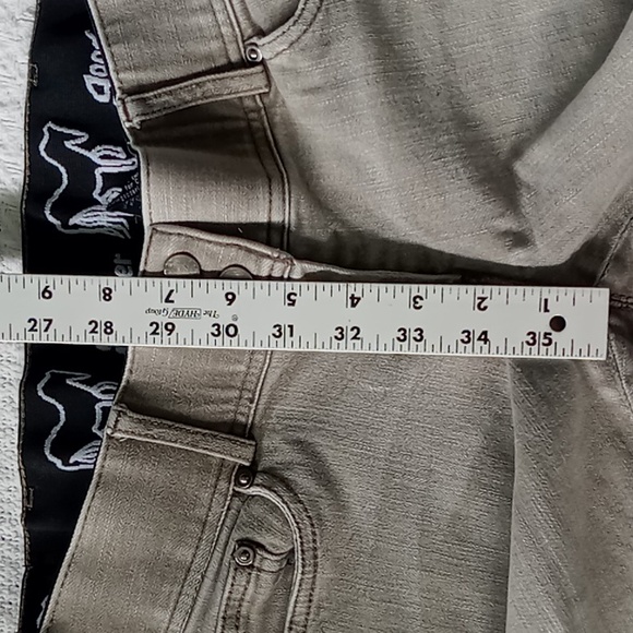 Goode Rider Embroidered Rear Pocket Riding Pants Breeches Size 26R Tan - Picture 11 of 16